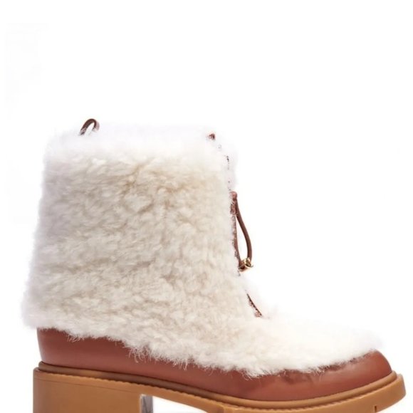 Brand new with tags Coach Leona Shearling boot sz 5 - Picture 4 of 5